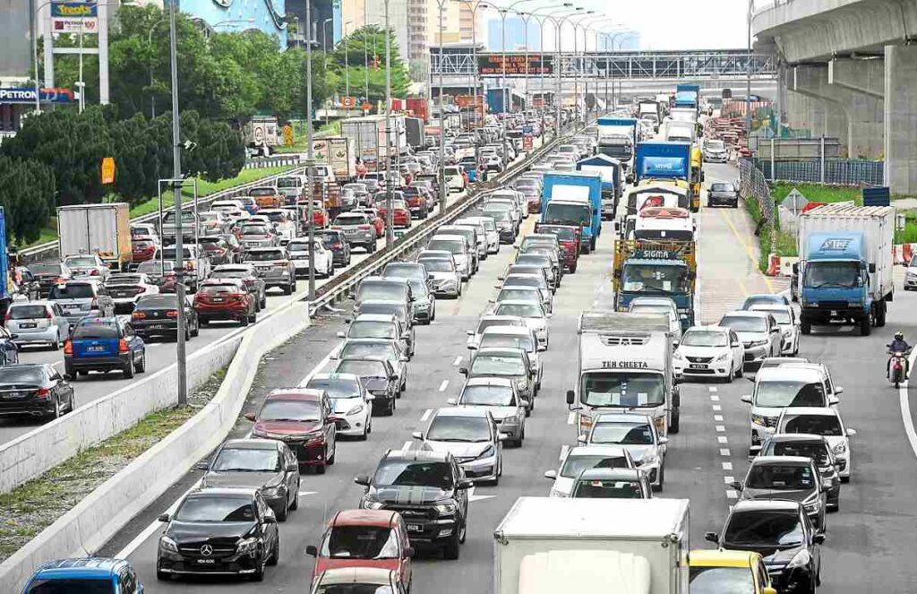 Malaysia traffic from Singapore to Port Dickson