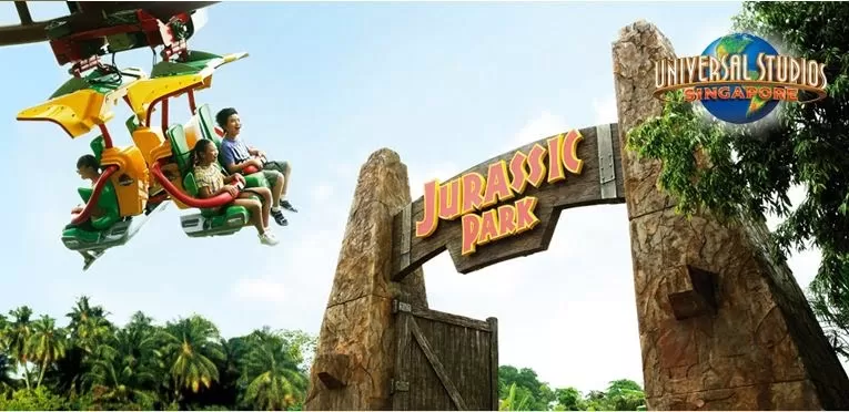 Canopy Flyer jurassic park view