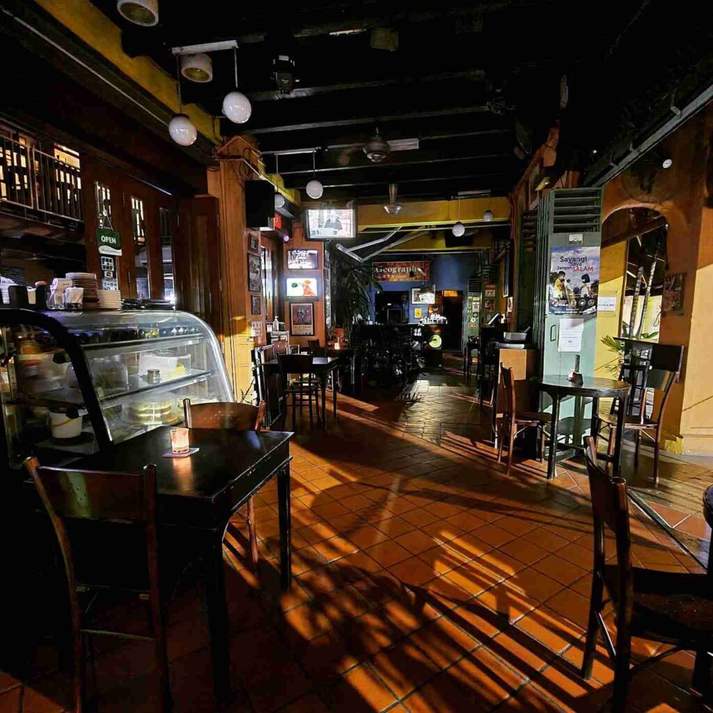 Geographer Café Malacca interior