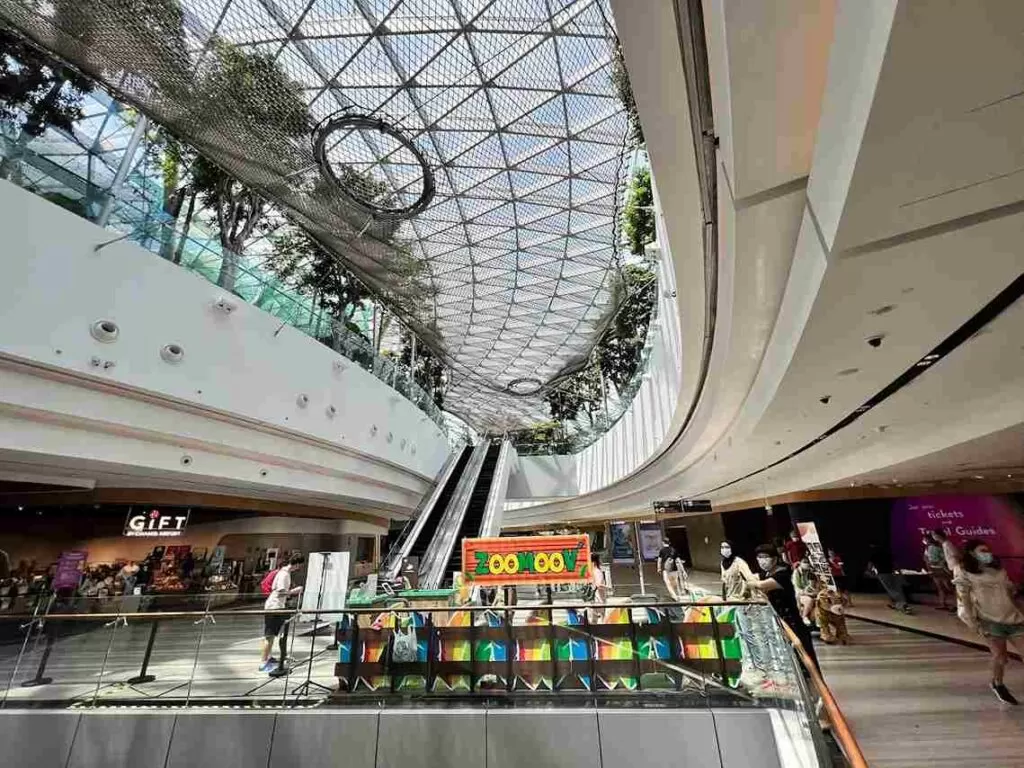 Jewel Changi Airport shopping malls Singapore 