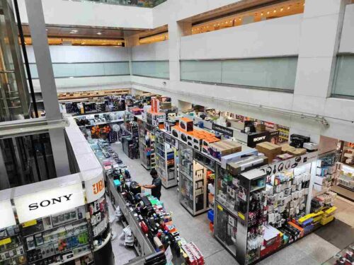 Mustafa Centre stremalined product zone shopping malls Singapore 