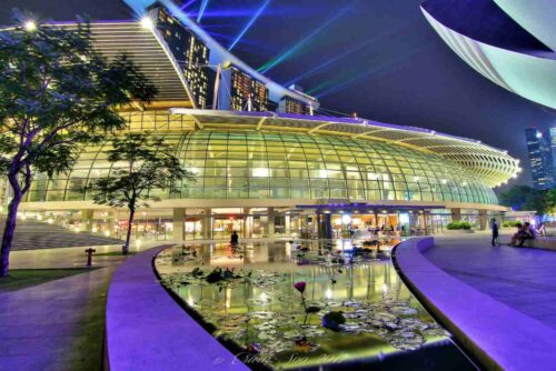 The Shoppes at Marina Bay Sands shopping malls Singapore location 