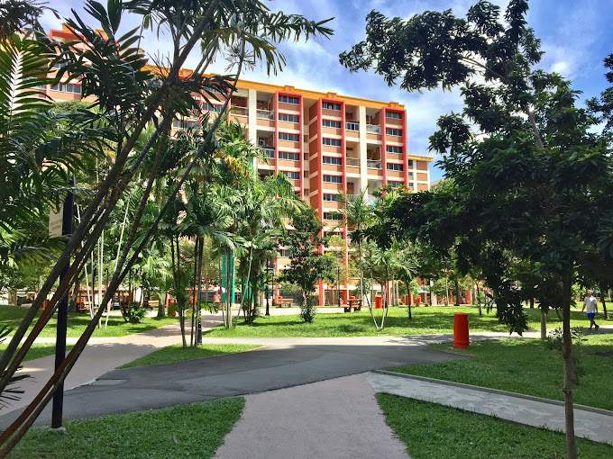 Tampines Central Park path