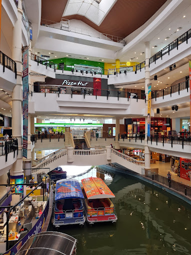 The Mines Shopping Mall river boating