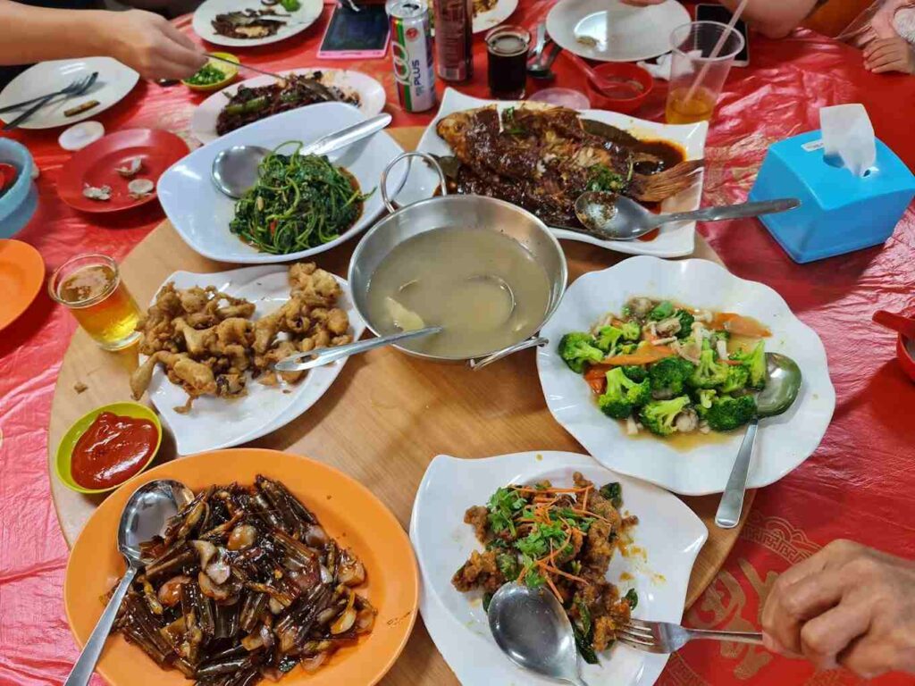 Negeri Hin Yi Restaurant Port Dickson Seafood menu