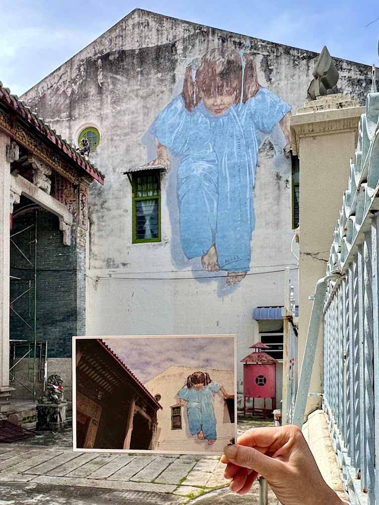Little Girl in Blue Penang Street Art