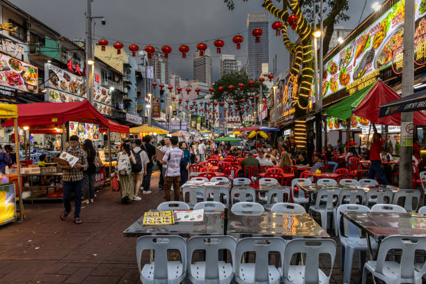 Jalan Alor Street Food Market in Kuala Lumpur, Malaysia