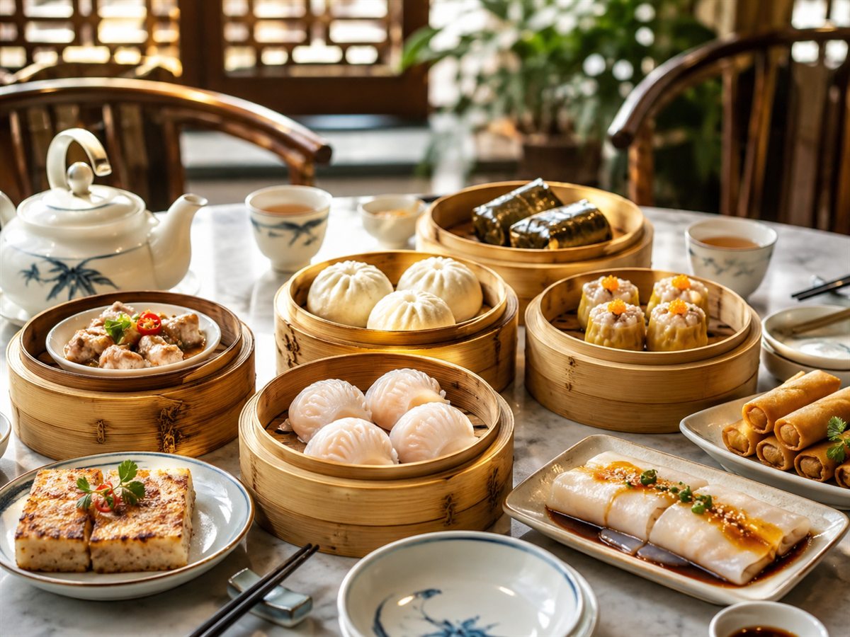 Representative dim sum illustration for Cha Lao Dim Sum in Johor Bahru
