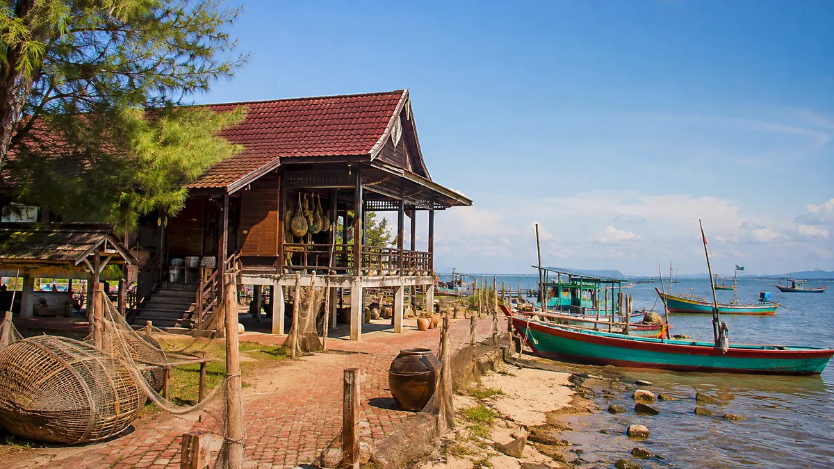 Tanjung Balau fishing village and Fishermen Museum representative illustration