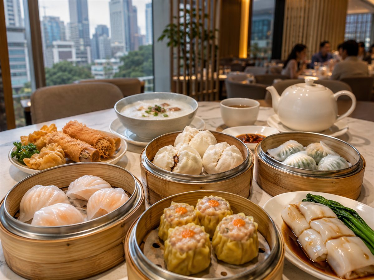 Representative dim sum illustration for Dim Sum Empire near KSL City Mall in Johor Bahru